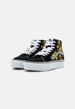 Vans Sk8 Platform 2.0 - High-Top Trainers - Black/Multi-Coloured -Shoe Zone Store c71e3691b21f48a9bc4abde1d2eeb3ef