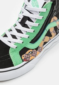 Vans Sk8 Reissue Side Zip - High-Top Trainers - Green/Black -Shoe Zone Store c7be7c2e89f74884854b3a37b5ec3344