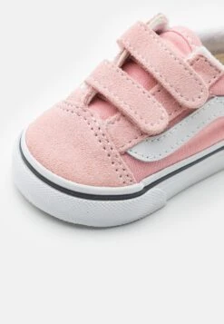 Vans Td Old Skool Unisex- Trainers - Powder Pink/True White -Shoe Zone Store d2d5b9296bac409f81a9cb56bb5f3546