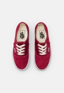 Vans Authentic Unisex - Trainers - Rumba Red -Shoe Zone Store d42642db329d43cb9c18f95f2db9d8ba