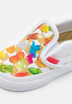 Vans Slip-On Unisex - Trainers - White/Multi-Coloured -Shoe Zone Store dd0ad301a5704580802b5623b7ac90de