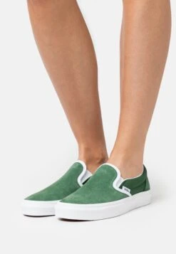 Vans Classic Slip On Unisex - Slip-Ons - Club Green/White
