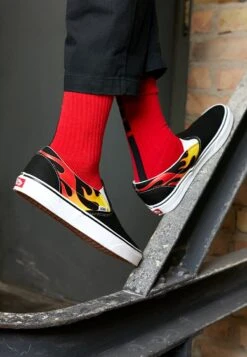 Vans Classic Slip-On- Slip-Ons - Black/True White -Shoe Zone Store e61621ece1554eac9f36aa1749d2fbd0