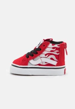 Vans Sk8-Hi Zip - High-Top Trainers - Ferocious Flame Racing Red/Black