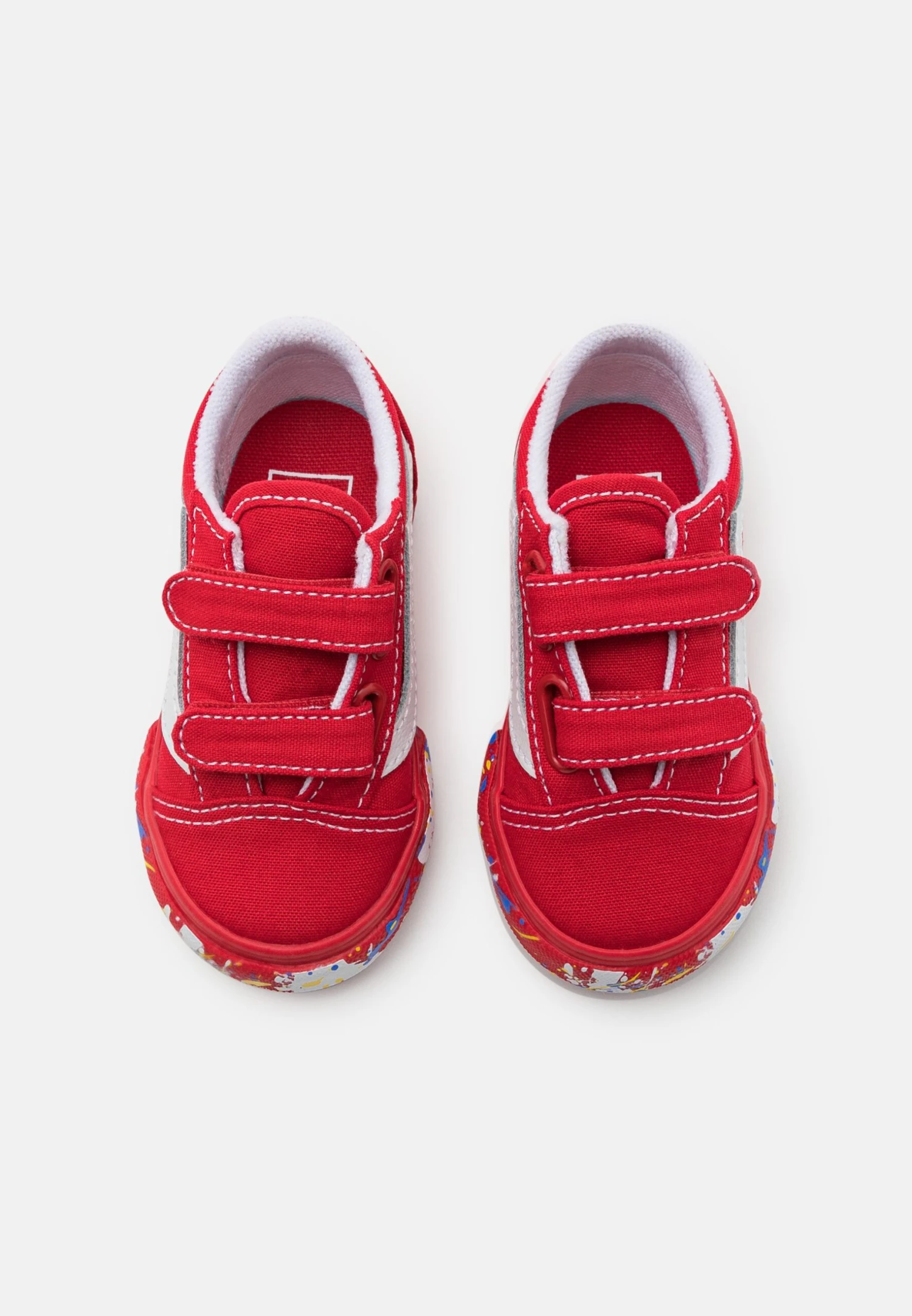Vans Old Skool Unisex - Trainers - Paint Splatter Racing Red 4 Vans Old Skool Unisex - Trainers - Paint Splatter Racing Red - Image 4