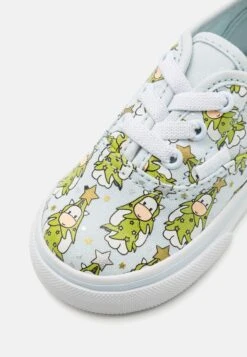 Vans Td Authentic Elastic Lace - Trainers - Blue -Shoe Zone Store f79ecb0eaaa84f5a8db1b500e3faf223