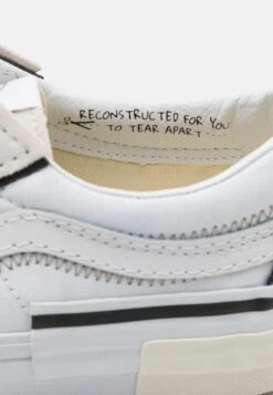 Vans Sk8-Low Reconstruct Unisex - Trainers - True White -Shoe Zone Store f80b16b4c5464435a4614703d42cabbf