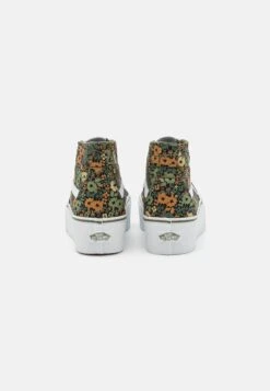 Vans Stackform - High-Top Trainers - Camo Loden Green -Shoe Zone Store fa4e79d4276a40908169debcbd6260b4
