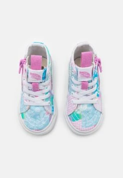 Vans Sk8-Hi Side Zip Tapered - High-Top Trainers - Sunny Day Multi-Coloured/True White -Shoe Zone Store fb3a38f87c2d40378e14e93df2fcac5d